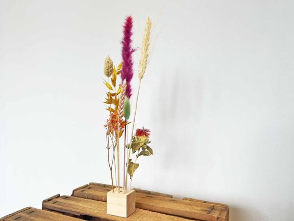 Trockenblümenständer- S - blumen und Kraüter + Trockenblumen Arrangement