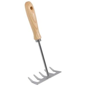 Handrechen - Verzinktem Stahl - Eschenholz Griff