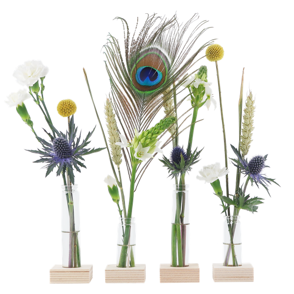 Flower Fest - Briefkastenblumen, inkl. Vasen und Ständer